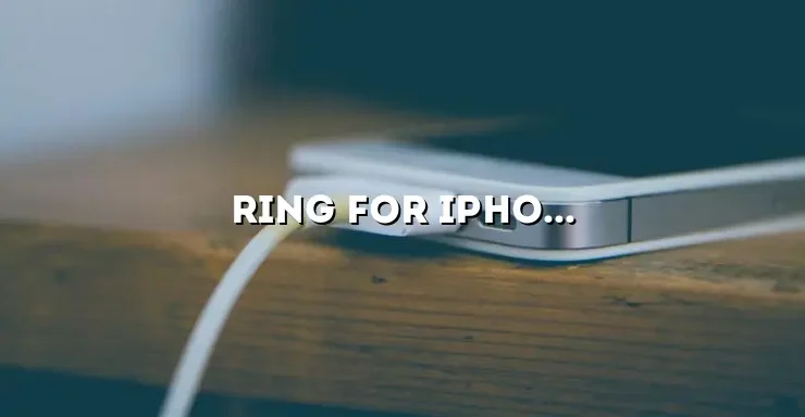 Ring for iPhone Case: The Ultimate Guide to Enhancing Your iPhone Experience
